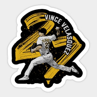 Vince Velasquez Pittsburgh Brush Sticker